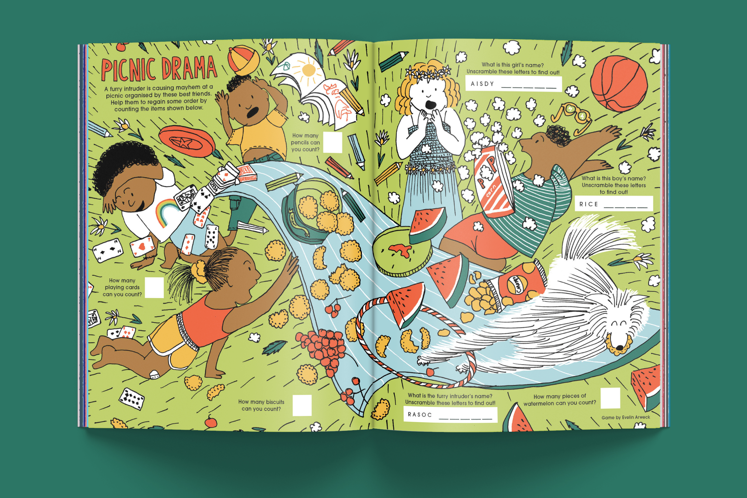 Photo of the magazine spread